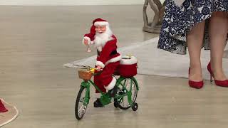 Mr. Christmas Animated Cycling Santa with Music on QVC