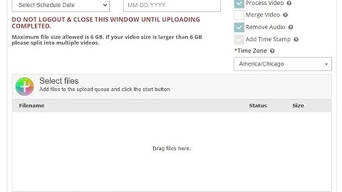 Uploading Video into Case File