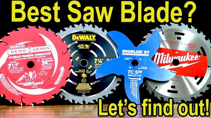Best Circular Saw Blade? Irwin, Diablo, Milwaukee, Ryobi, Makita, YouTube FLEX, Bosch, Norske Spyder, - SKIL