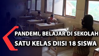 Pandemi, Di Sekolah Diisi 18 Siswa Satu Kelas Di Kabupaten Semarang