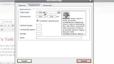 Moodle - Inserting Images