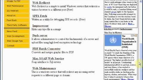IIS Redirect Captures Web server error 404 and redirects to the correct page
