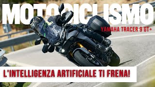 Yamaha Tracer 9 GT+ 2023: INTELLIGENZA ARTIFICIALE al servizio della frenata! screenshot 2