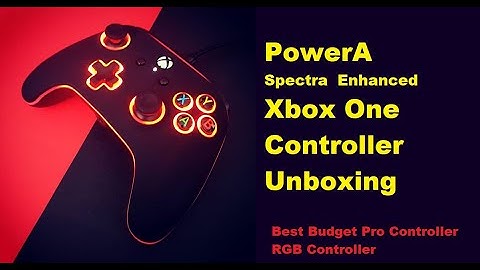 Unboxing PowerA Spectra Enhanced Xbox One Controller