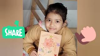 Happy New Year New Year Wishes Card Making Activities for kids