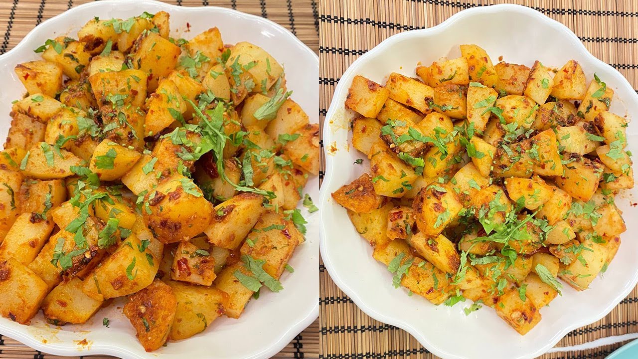 طريقة عمل بطاطس بالثوم والكزبرة | العزومة مع الشيف فاطمة أبو حاتي