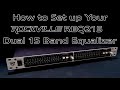 How To Set Up Your Rockville REQ215 Dual 15 Band 1/3 Octave Graphic Equalizer With Sub-Output!