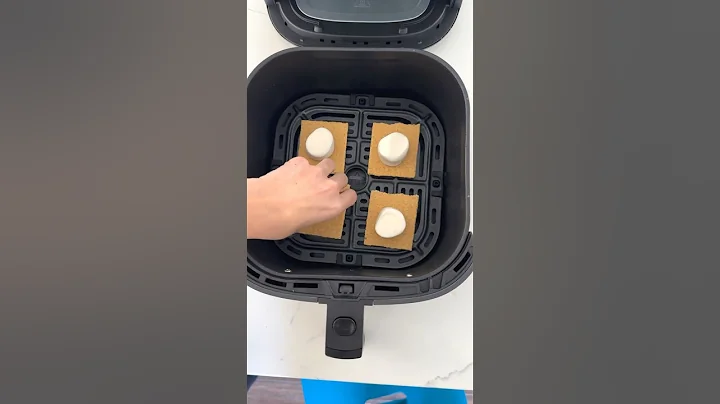 EASY S'mores in the Air Fryer! (2 minutes!) #shorts