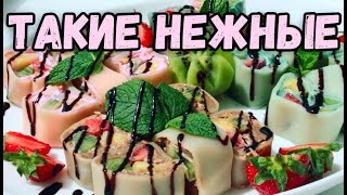 видео: Готовлю СЛАДКИЕ РОЛЛЫ! Такой нежный десерт понравится всем картинка: Готовлю СЛАДКИЕ РОЛЛЫ! Такой нежный десерт понравится всем