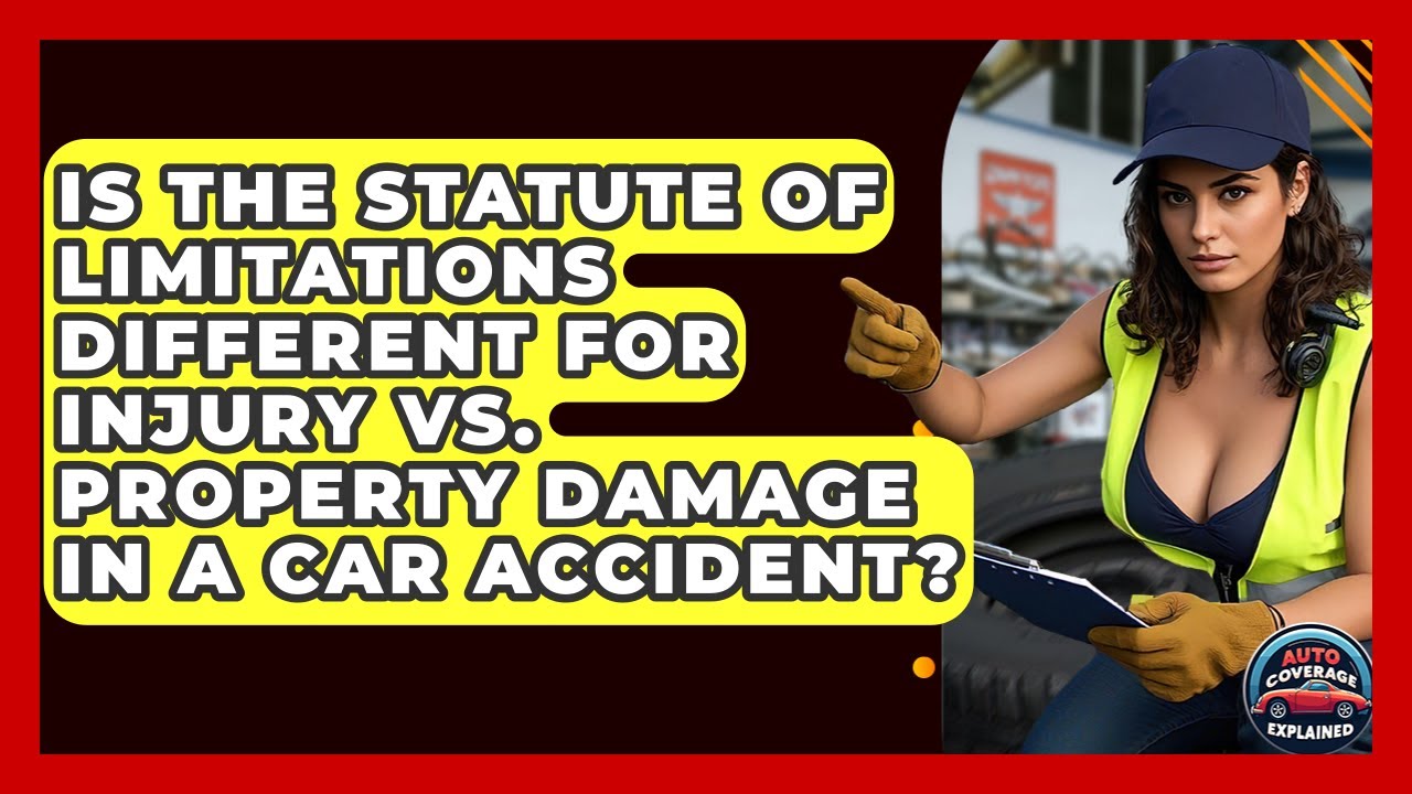 Is The Statute Of Limitations Different For Injury Vs. Property Damage In A Car Accident?