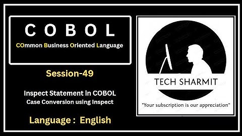 Convert lowercase to uppercase using inspect  | Inspect Statement in COBOL  | Cobol
