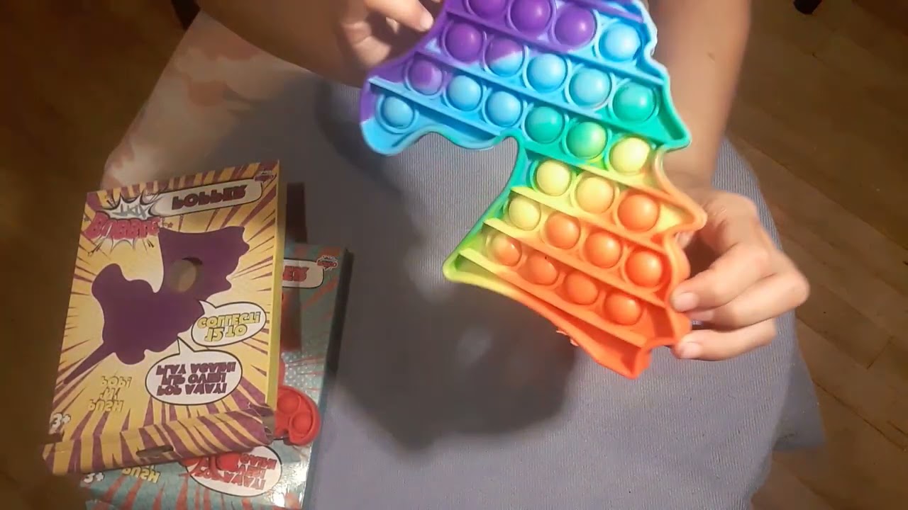 Unboxing  Brand New Pop It Fidget Toys