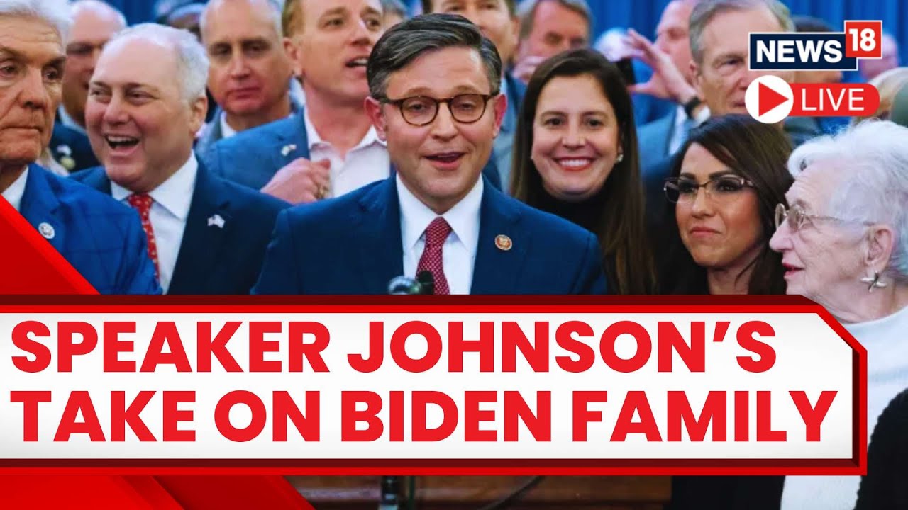 U.S. House Speaker Mike Johnson's Big Claims Against The Biden ...