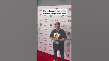 Thumbnail of The Red Carpet Was Loving Mitchell Tenpenny’s Shirt! #iHeartCountry2023