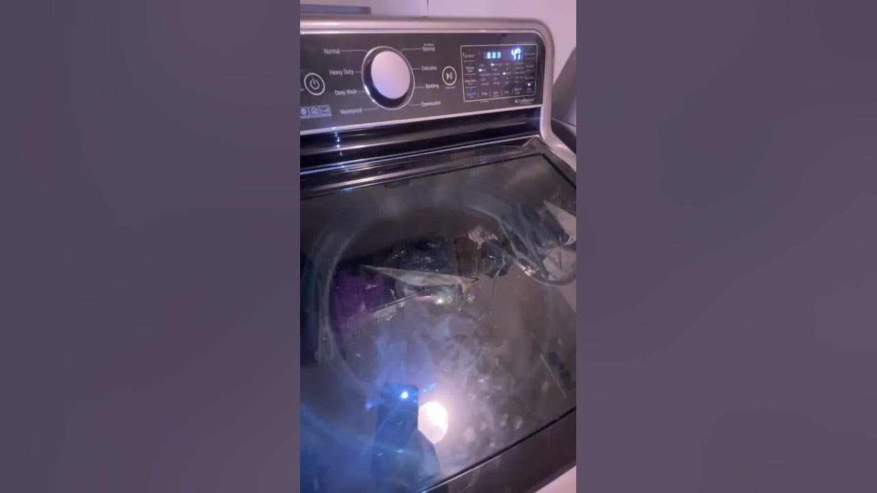 LG WT7305CV Deep Wash with bras and towels pt 2 YouTube