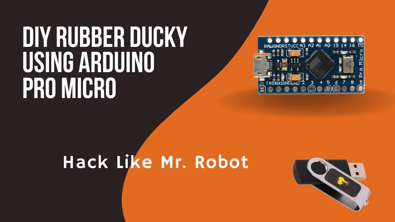 DIY USB Rubber Ducky with Arduino Pro Micro  Make Your Own Keystroke  Injector 