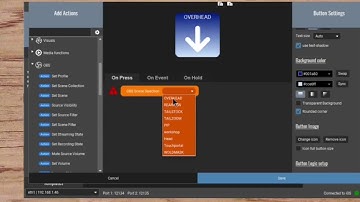 2. A Woodturners guide to controlling OBS with Touch Portal.
