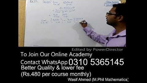 Calculus B.Sc ad BS SM Yusuf Exercise 1.2 Q.16 to 30