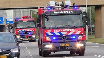 [GRIP 1!] Zeer Grote Brand in Amsterdam! Veel Brandweer, Politie & Ambulances met spoed onderweg!!