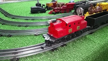 IVES 3254 / MARX DOUBLE REDUCTION MOTOR / FIRST TEST ON DC / EXCELLENT RESULTS