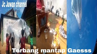 🔴balon udara buatan bocil||sukses terbang mantap pol