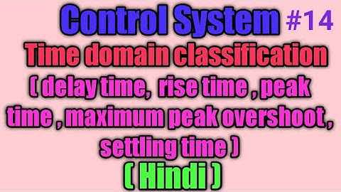 Time domain classification in hindi