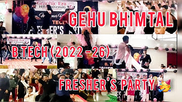 Graphic Era Btech Fresher Party Short Video | Batch 2022-26 | Gehu Bhimtal | Fresher Party | #shorts