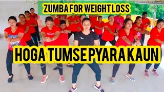 ZUMBA DANCE FOR WEIGHT LOSS 💃🏻💃🏻!! #hogatumsepyarakaun #ytviralvideo