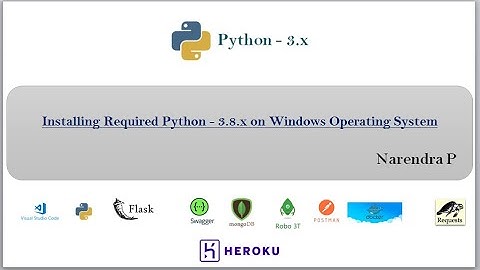 Installing Python 3.8.x on Windows Operating System | Video -5