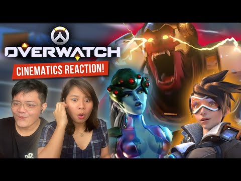 OVERWATCH Cinematics FIRST TIME REACTION - Trailer, Recall, Alive (Part 1)