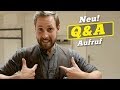 Noch eine Folge Q &amp; A mit KUNZ! Jetzt deine Fragen stellen