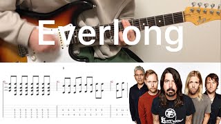 Foo Fighters - Everlong (guitar cover with tabs & chords)