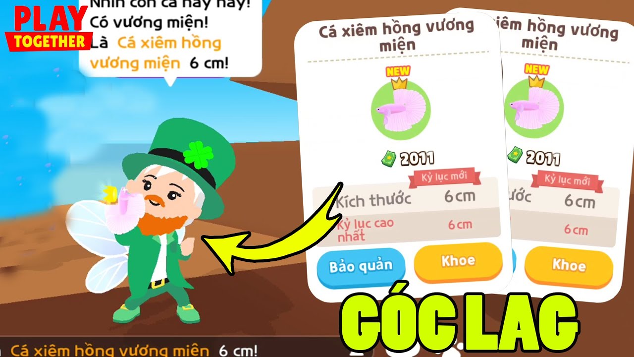 Bất Ngờ Phát Hiện Vị Trí Lỗi Câu Cá Xiêm Hồng Vươn Miện Lên Như Sao Biển | Play  Together - Youtube