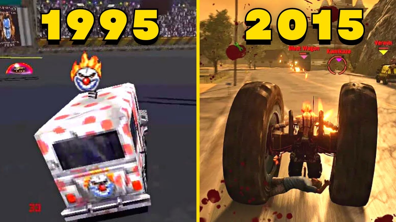 Evolution of TWISTED METAL Games 1995-2015 - YouTube