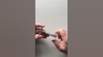 Merkur 34C HD Razor Disassemble Reassemble (178) @geofatboy #safety #razor #tips #shorts #howto