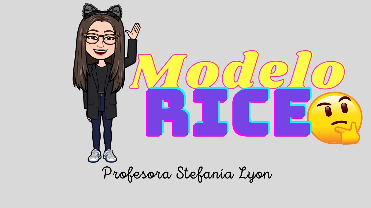 Modelo RICE paso a paso + ejemplo YouTube