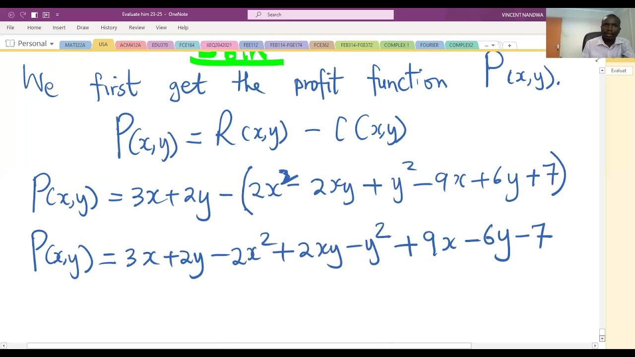 How to Find the Maximum and Minimum Values of a Function f(x,y) Part ...