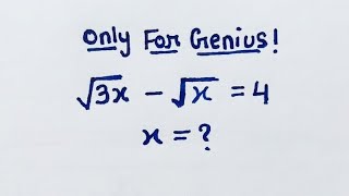 Nice Algebra Square Root Simplification Problem || Only genius get this right ✅️