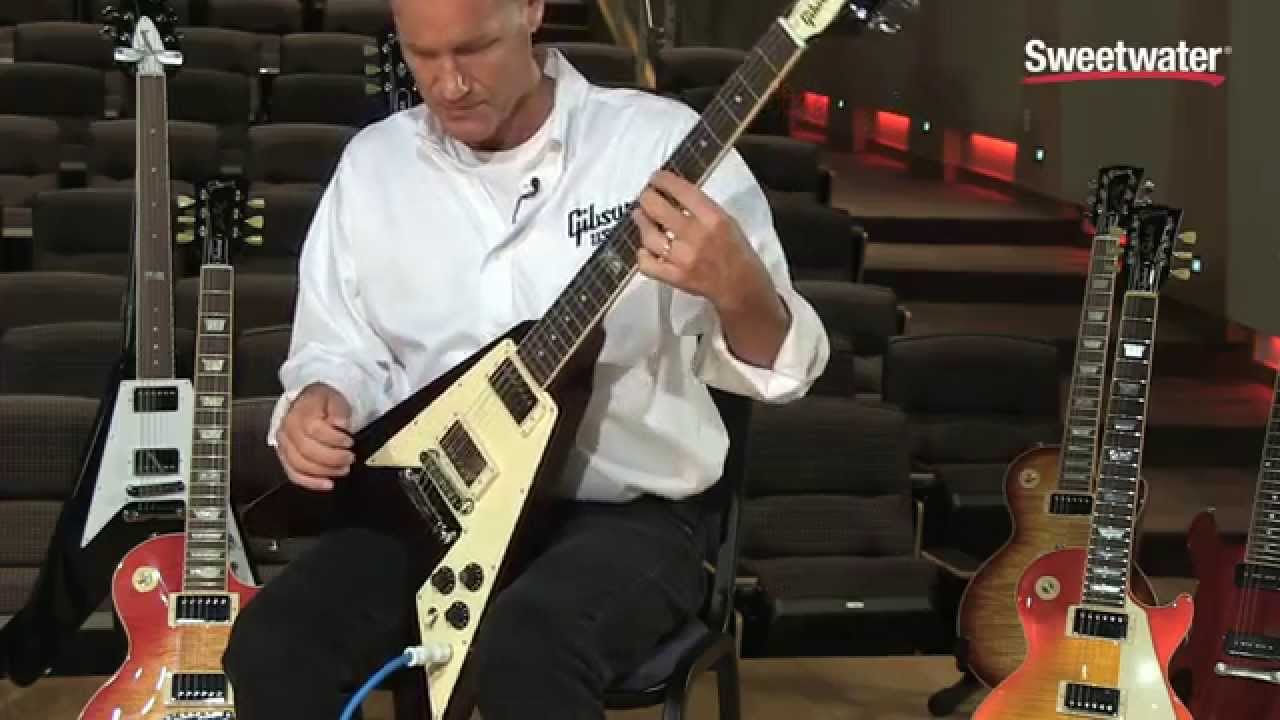 Gibson Flying V History 2014 Guitar Demo Sweetwater Sound YouTube