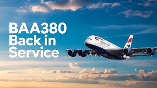 British Airways Fleet update for 6th October 