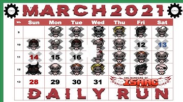 Daily Run - March 27th, 2021 - The Binding of Isaac Afterbirth Plus