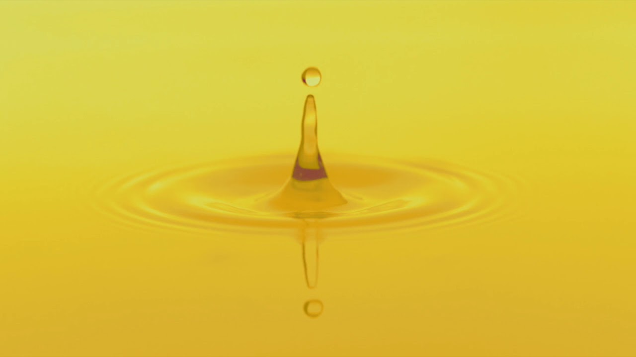 water drop yellow centered YouTube