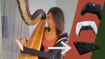 I turned my harp into a video game controller