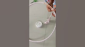 how to wrap cotton nada in aari frame #shorts