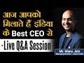 Let's Meet India's Best CEO | Manu Jain Xiaomi | MI | Live Q&A | Dr Vivek Bindra