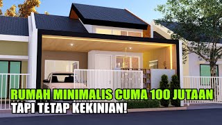 Desain Rumah Minimalis 100 jutaan | Lebar 6x10 meter | Modern, Estetik & Fungsional