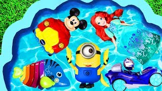 Learn Colors with Toys, Ariel, Pj Masks and Animals for Kids