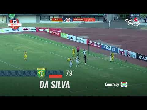 Gol Perdana David Da Silva 79&#39; | Bhayangkara Fc vs Persebaya 0:2