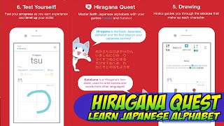 How To Use Hiragana Quest - Learn Japanese Alphabet Android APPS screenshot 2