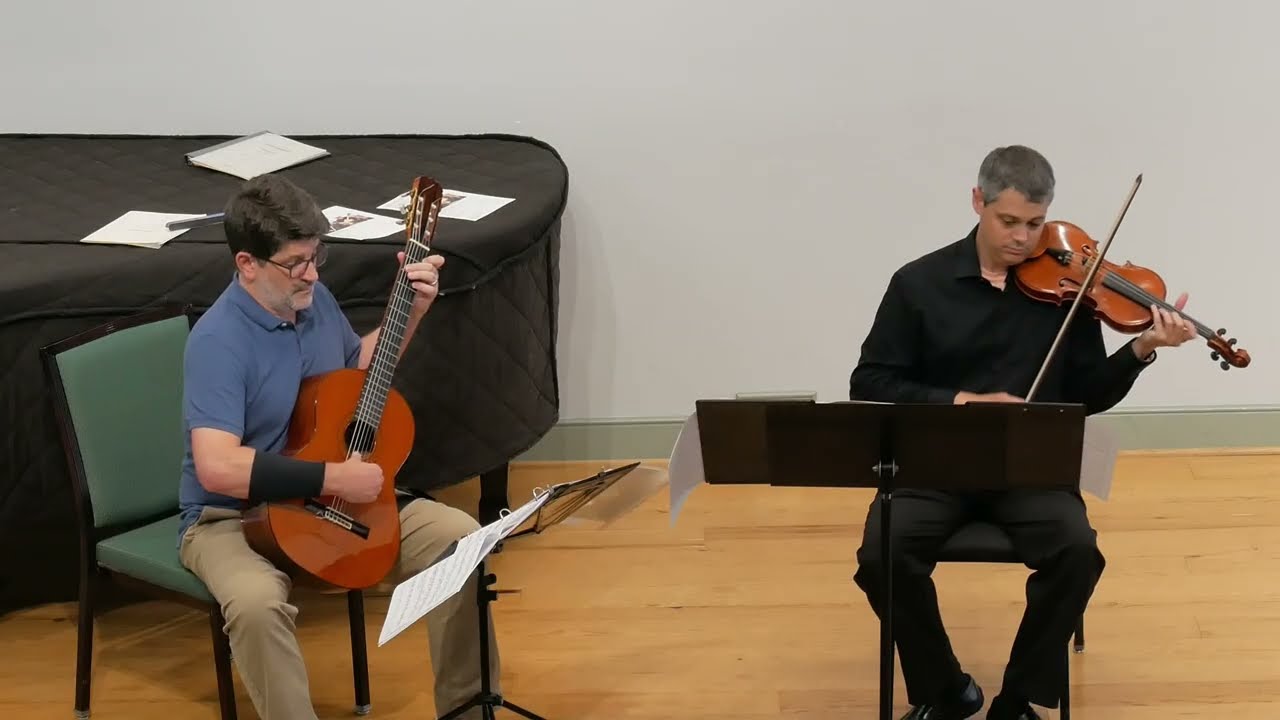 The Armato/DeSapio Duo performs Giuliani's Duo Concertant
